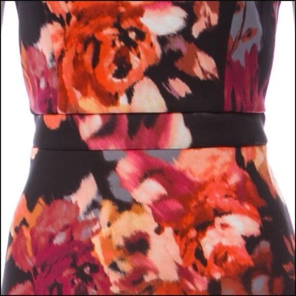 💛 Cynthia Rowley Floral Fit-and-Flare Dress - Picture 5 of 10